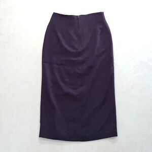 Diane K. Skirt women's size 8 Purple lined midi